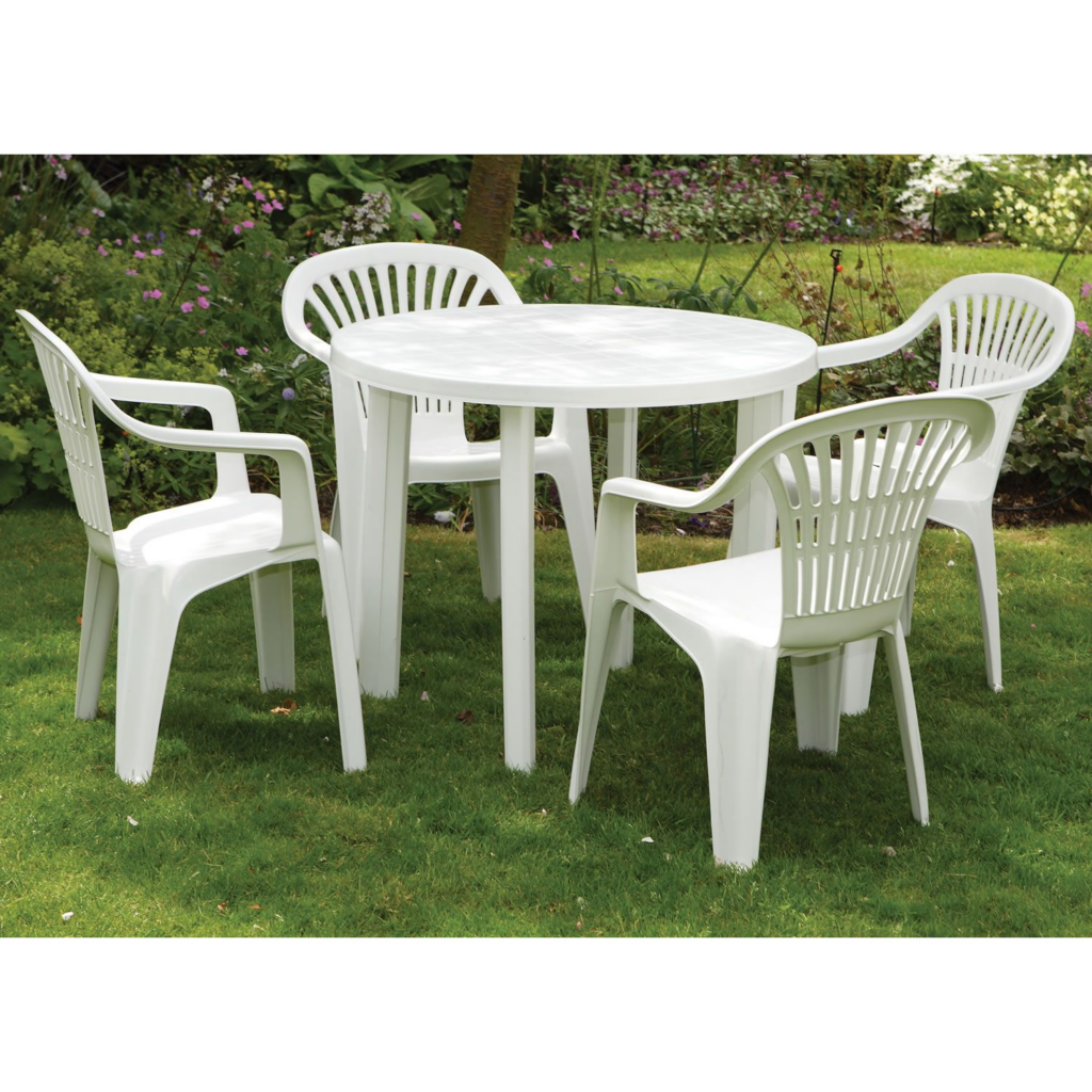 Plastic chairs are more affordable than those made of glass and other materials.