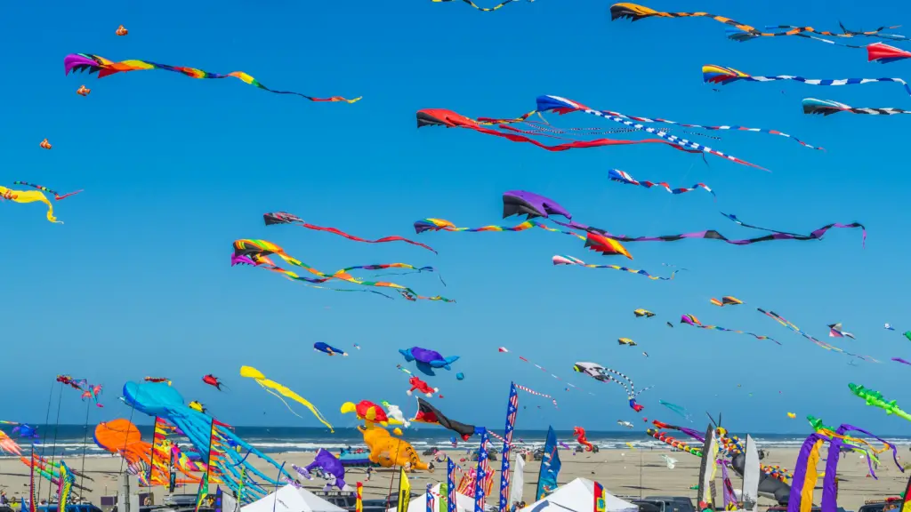 Kites are one of the most colourful alternatives to eco-friendly balloons