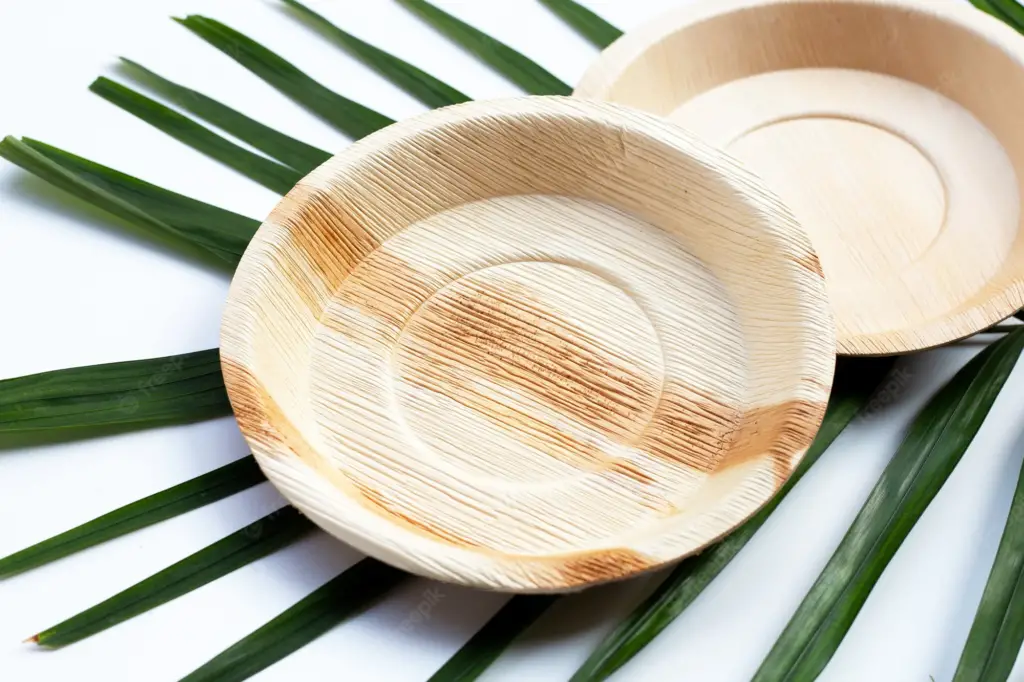 Palm leaf plates are disposable eco-friendly plates, which are good for the environment.