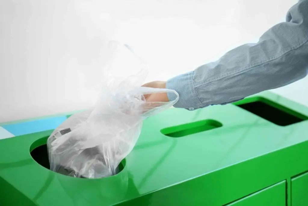 Plastic bags are one of the items that can be recycled