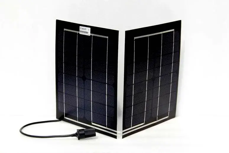 Crystalline solar panels are one of the types of flexible solar panels.
