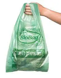 This is a bio bag compostable counter top waste bag.